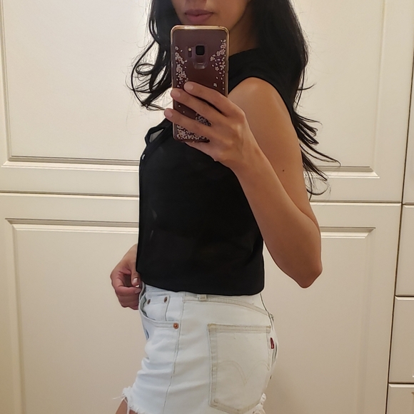 Button Down Chiffon Blouse - Picture 6 of 6